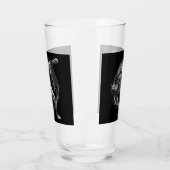 Breakdance Urban Style Monochrome Motion Art Glas (Links)