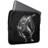 Breakdance Urban Style Monochrome Motion Art Laptopschutzhülle (Vorne Rechts)