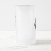 Breakdance Urban Style Monochrome Motion Art Mattglas Bierglas (Mittel)