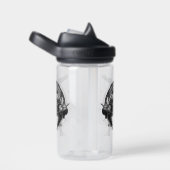 Breakdance Urban Style Monochrome Motion Art Trinkflasche (rechts)