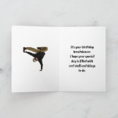 BREAKDANCER BIRTHDAY CARD DANKESKARTE (Innenseite)