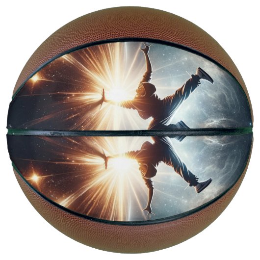 Breakdancer in action, Ai, Action in der Galaxie Basketball (Vorderseite)