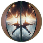 Breakdancer in action, Ai, Action in der Galaxie Basketball (Vertikal)