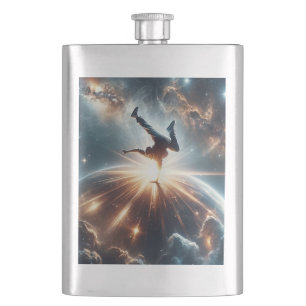 Breakdancer in action, Ai, Action in der Galaxie Flachmann