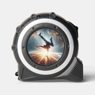 Breakdancer in action, Ai, Action in der Galaxie Maßband