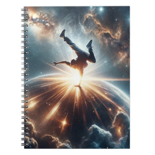 Breakdancer in action, Ai, Action in der Galaxie Notizblock