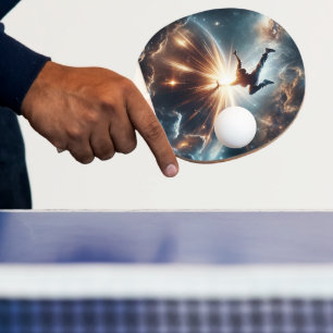 Breakdancer in action, Ai, Action in der Galaxie Tischtennis Schläger