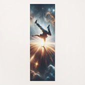Breakdancer in action, Ai, Action in der Galaxie Yogamatte (Vorderseite)