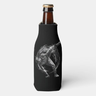 Breakdancer in Aktion im Stil eines Spritzers mit  Flaschenkühler