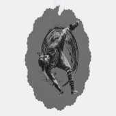 Breakdancer in Aktion im Stil eines Spritzers mit Ornament Karte (Rechts)