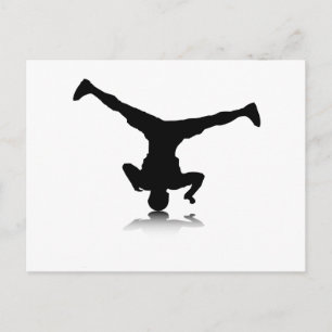 Breakdancer (Spin) Postkarte