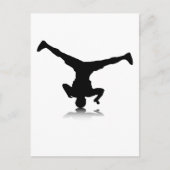 Breakdancer (Spin) Postkarte (Vorderseite)