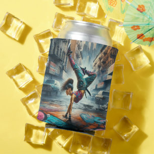 Breakdancer Women in Action New Yorker Silhouette Dosenkühler