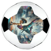 Breakdancer Women in Action New Yorker Silhouette Fußball (Gedreht)