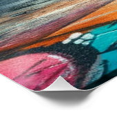 Breakdancer Women in Action New Yorker Silhouette Poster (Ecke)