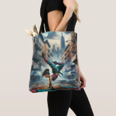 Breakdancer Women in Action New Yorker Silhouette Tasche (Von Nahem)