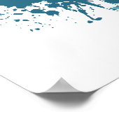 Breakdancing Air Freeze Hip Hop und Funk Poster (Ecke)