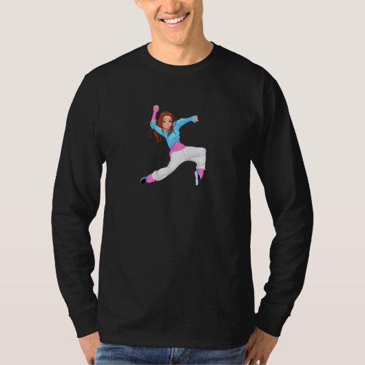Breakdancing-B-Girl 2 T-Shirt (Vorderseite)
