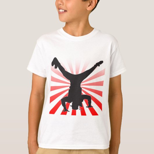 Breakdancing-Explosion T-Shirt (Vorderseite)