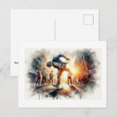Breakdancing in the City,  Postkarte (Vorne/Hinten)