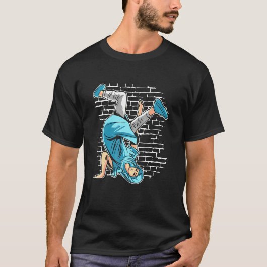 Breakdancing Maria Mutter Jesu Breakdance Hip T-Shirt (Vorderseite)