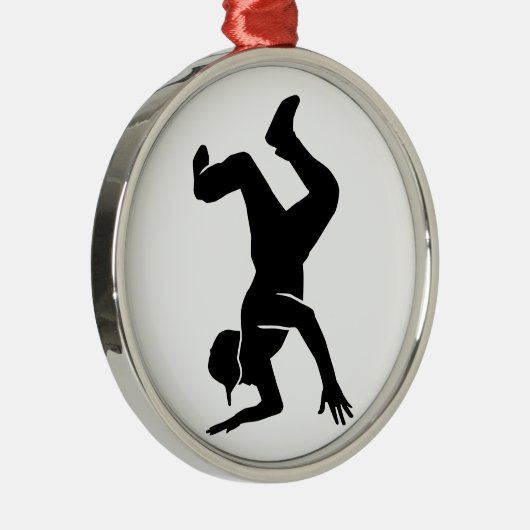 Breakdancing Ornament Aus Metall (Rechts)