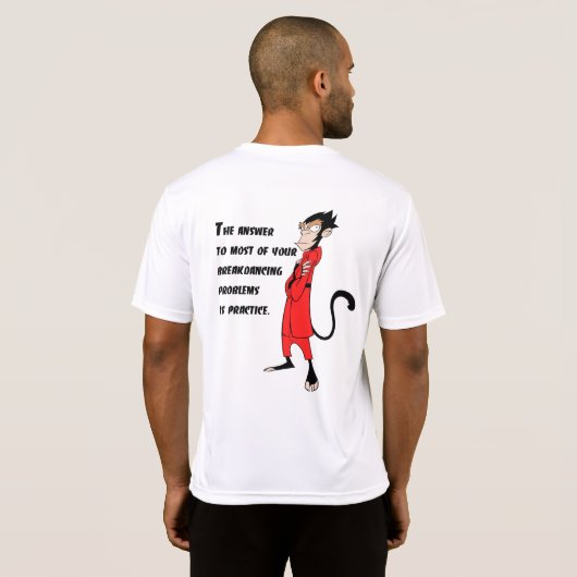 Breakdancing Training T-Shirt (Schwarz voll)