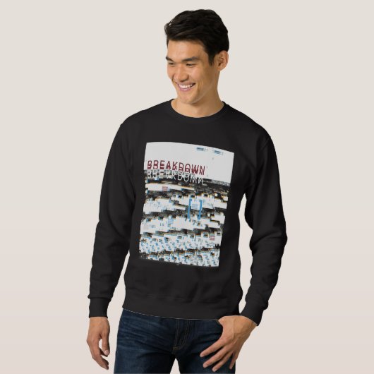 Breakdown Retro Computer Glitch Geek Programmer Ne Sweatshirt (Vorne ganz)