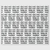 Breaker! behalt auf Truckin' // HTML Code Geschenkpapier (Flach)