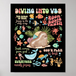 Breaker Rock Beach Gods Rock Solid Vbs 2024 Poster