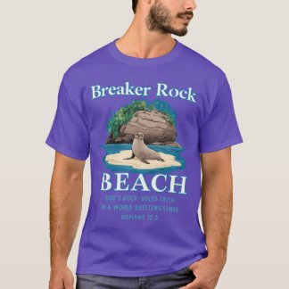 Breaker Rock Beach Gods RockSolid TVBS Christlich  T-Shirt