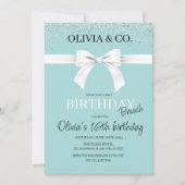 Breakfast at Tiffany's Birthday brunch invitation (Vorderseite)