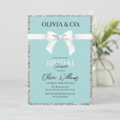 Breakfast at Tiffany's Bridal shower invitation (Stehend Vorderseite)