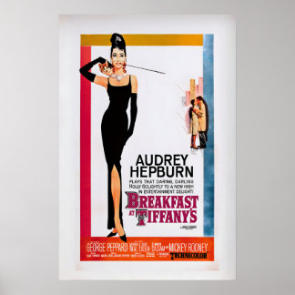 Breakfast At Tiffany's Movie Poster Restored