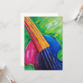 Breakfast Bass Card Karte (Vorderseite/Rückseite Beispiel)