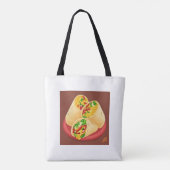 "Breakfast Burrito Design Bag - Spaß, Einzigartig  Tasche (Rückseite)