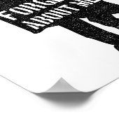 Breakfast Club Don't You Forget About Me Silhouett Poster (Ecke)