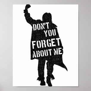 Breakfast Club Vergiss Mich Nicht Silhouett Poster