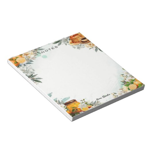 Breakfast in Bed Blank Notepad Notizblock (angewinkelt)