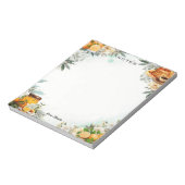 Breakfast in Bed Blank Notepad Notizblock (Rotiert)