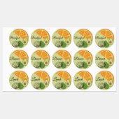 Breakfast, Lunch and Dinner Food Labels Etiketten (Blatt)