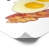 Breakfast Smilie Face von Clara Chandler Poster (Ecke)