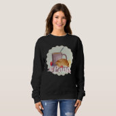Breakfast with love croissant coffee and berries sweatshirt (Vorne ganz)