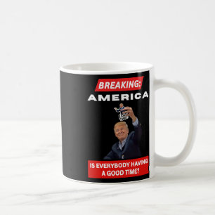 Breaking America Anti-Trump Tarife Hands aus dem J Kaffeetasse