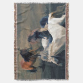 Breaking Away - Wilde Pferde Decke (Vorderseite Vertikal)