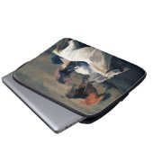 Breaking Away - Wilde Pferde Laptopschutzhülle (Vorne Knopf)