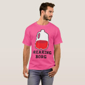 Breaking B.O.R.G. Drinking Design T-Shirt (Vorne ganz)