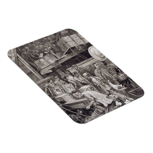 Breaking Bulk an Bord eines Teeschiffs im Londoner Magnet (Rechte Seite)