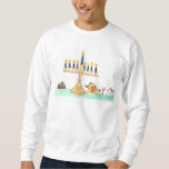 Breaking Cat News 8 Nächte Sweatshirt<br><div class="desc">Feiern Sie 8 Nächte von...  Lupin behalte,  die Menorah zu berühren. (Elvis wird dir helfen!)</div>