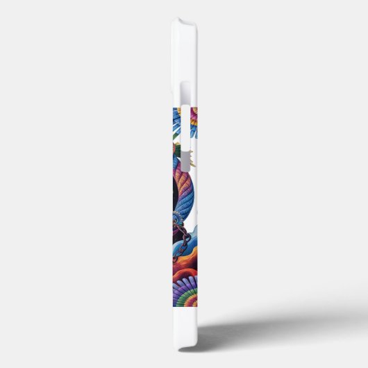 Breaking Chains | Indigene Kunst | Aztec Deer Case-Mate iPhone Hülle (Rückseite / Links)